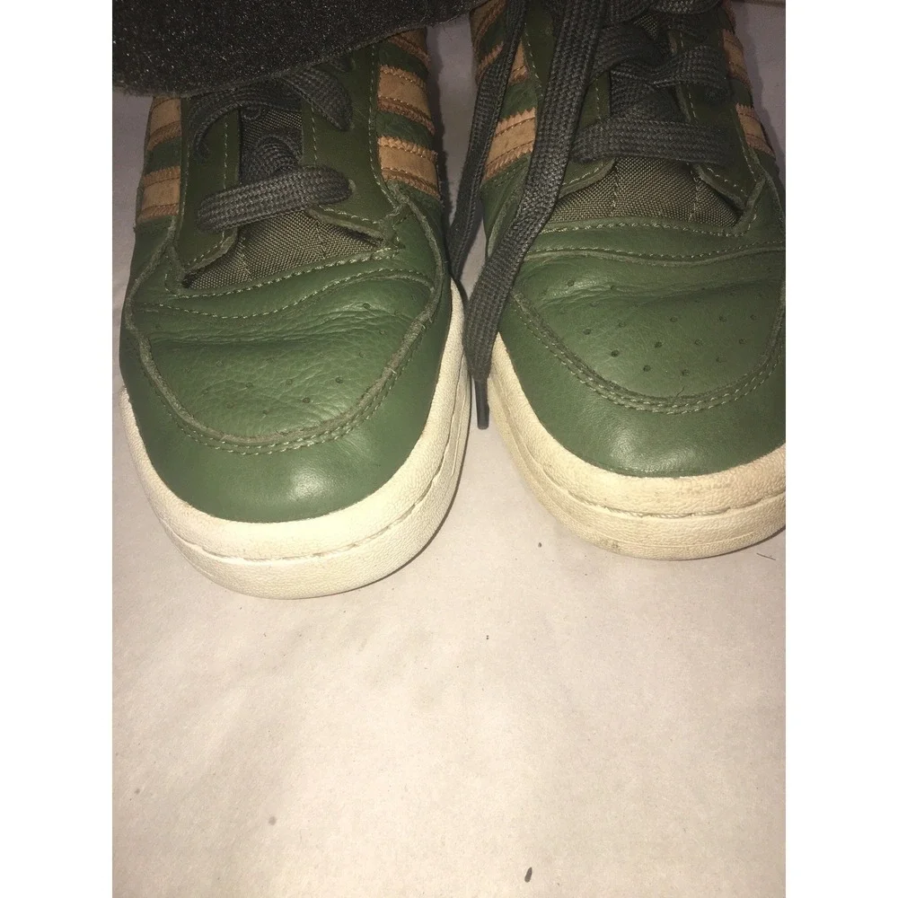 Adidas Forum Low HQ9125 Olive Mesa US Size 7.5 Leather